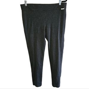 Karl Lagerfeld Paris Charcoal Leggings Pants Women's Size Large Pull On Gray